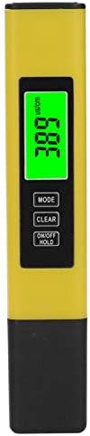 Medidor de TDS Testador de água digital PPM Medidor, Teste de temperatura EC Pen 3 em 1 | Fácil de usar o testador de qualidade da