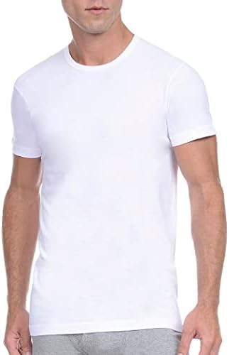 2ist masculino algodão essencial Slim Fit Crew Neck Camiseta 3-PACK