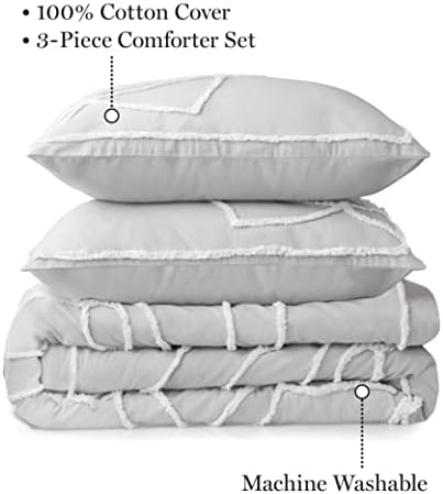 Martha Stewartsophia Medallion Chenille King Size Consolador - 3 peças | 1 edredom e 2 travesseiros shams | algodão | Lavagem