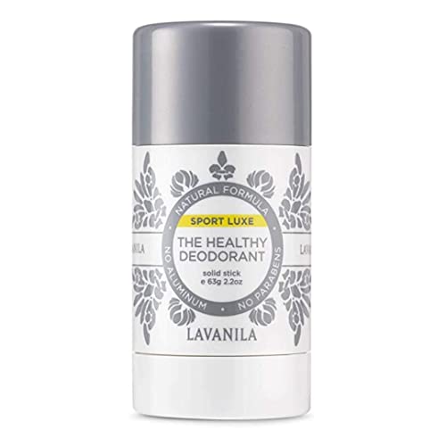 Lavanila Alumínio Sport Free Sport Luxe Desodorante, 2oz - O desodorante saudável para homens e mulheres - Proteção