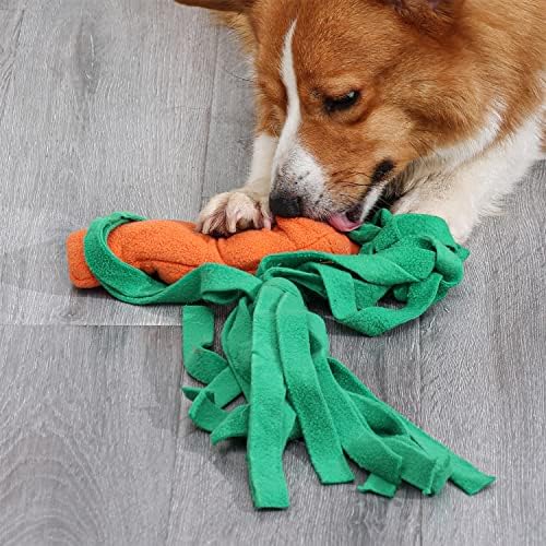 Meijiem Cenout Dog Toy, brinquedo de estimação estridente para cães pequenos/médios para esconder e procurar jogos
