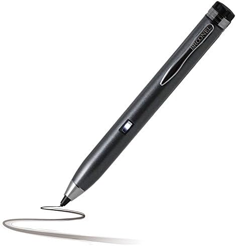 Broonel Gun metal cinza caneta digital eletrônica ativa para o Samsung Galaxy Tab S2