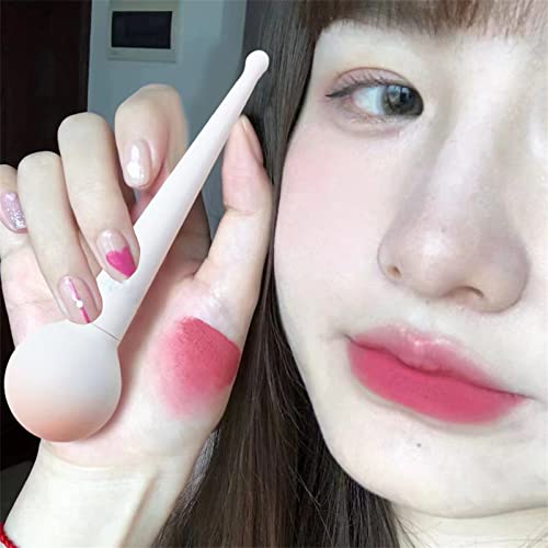 Outfmvch Heart Makeup Lollipop Lip Glaze High Color Rendering Lollipop Lip Glaze Novelty e Hidratante Lollipop Balm Bálsamo para