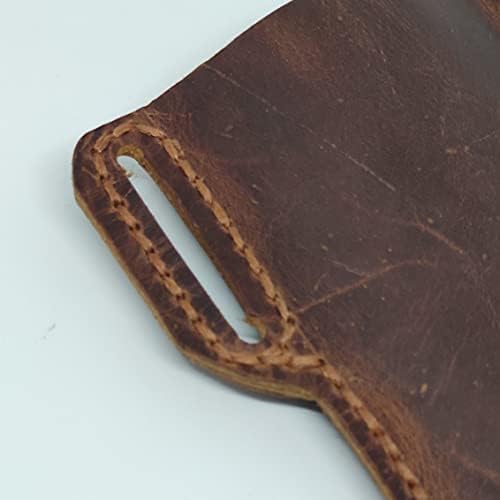 Caixa de coldre de couro holsterical para o OnePlus 7 Pro 5G, capa de telefone de couro genuína, estojo de bolsa de couro feita
