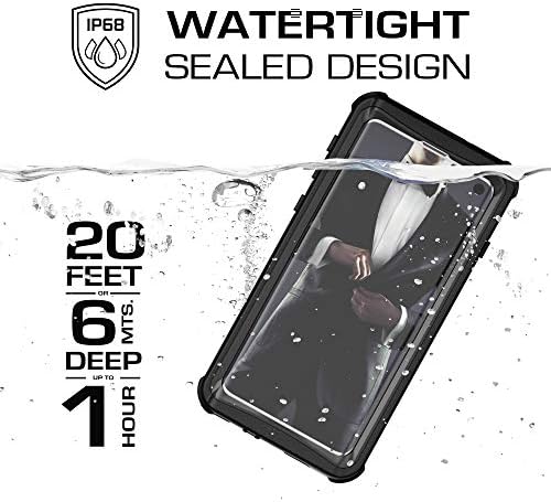 Caixa à prova d'água Ghostek Náutica Galaxy S10 com Protetor de tela Proteção Extrema de Proteção Pesada Chappela
