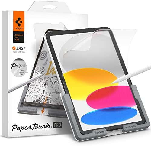 Protetor de tela Spigen Papertouch [Papertouch Pro] projetado para iPad 10th Generation 10,9 polegadas [amigas ao caso]