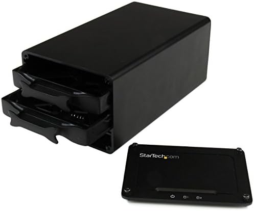 Startech.com USB 3.1 Gabinete externo para discos rígidos de 2,5 SATA - RAID - gabinete de disco rígido USB tipo 2 -BAY