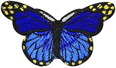 DiscutyStore145 10pcs/conjunto Butterfly Shape Roupos de costura adesivos de adesivos para decoração de roupas