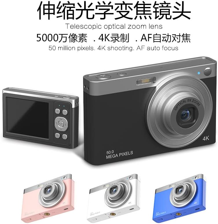 4K Digital Video CCD Câmera HD para YouTube Vlogging Micro SLR Photography Gift Photography