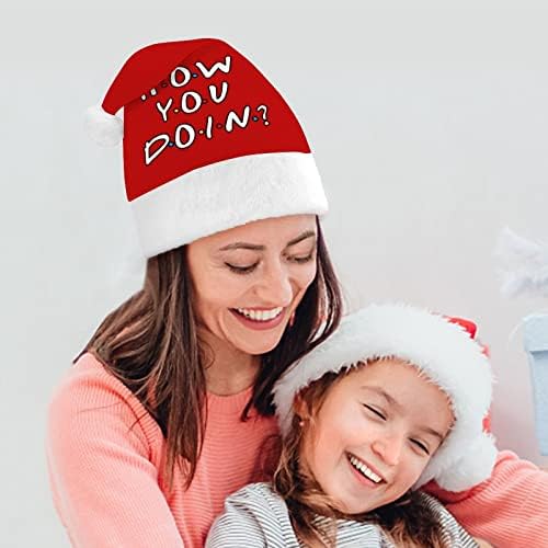 Como você faz chapéu de natal chapéu Papai Noel Chapé