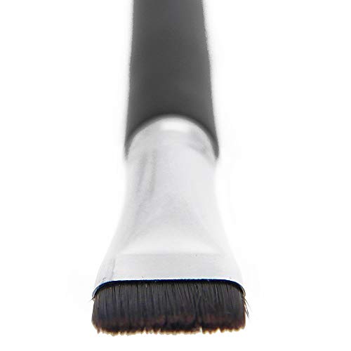 Lápis de marcador de corretores de sobrancelha com escova de sobrancelha - conjunto de 2pc perfeitamente esculpido, definidor