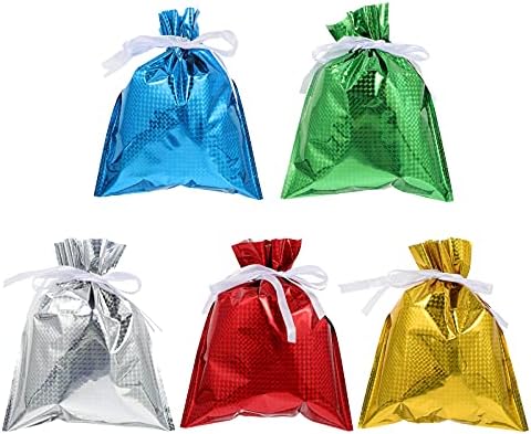 Bolsas de armazenamento de bolsas para presentes de 5pcs upkoch 5pcs