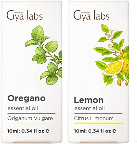 Óleo de orégano e óleo de limão - Gya Labs Casas saudáveis ​​para casas mais limpas e saúde impulsionada - de