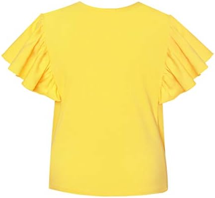 Camisas de verão de manga curta de menina Top Top Tops Tops Camiseta 6-13y