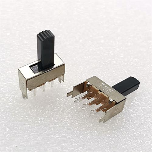 Interruptores de alternância 10/20pcs On-off Micro slide interruptor 6pin 2p2t alternante interruptor deslizante