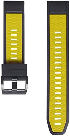 Puryn 26 mm Silicone Redunda rápida Strap Band para Garmin Fenix ​​6x 6 6s Pro 5x 5 mais 3HR Enduro Smartwatch EasyFit Wrist Strap