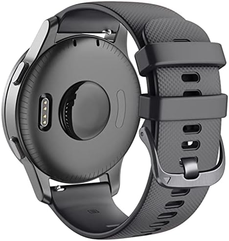 GXFCUK 22mm Sport Silicone Watch Band Strap for Garmin Active/ Venu 2/ Vivoactive 4/ Forerunner 745 Pulseira de substituição