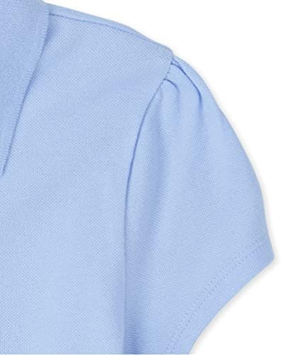 The Children's Place Girls 'Plus Sleeve Ruffle Polo Polo, 5 pacote