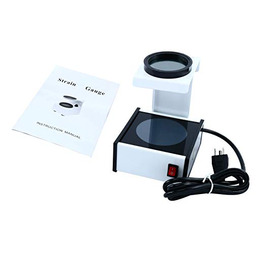 Testador de lente de tensão do medidor de tensão do medidor de tensão do medidor de estresse polariscópio