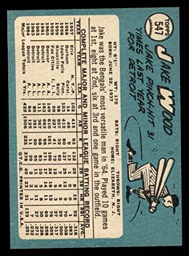1965 Topps Baseball 547 Jake Wood High Número Impressão única Excelente por Mickeys Cards