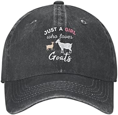 Goats adora chapéu apenas uma garota que adora chapéu de cabras para mulheres bonés vintage de beisebol