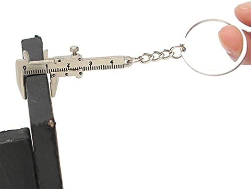 Zhuiguang mini pinça vernier pendente chaveiro portátil medir medidores ferramentas de chaves de chave