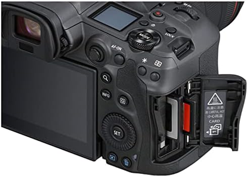 Câmera Canon EOS R5 Mirrorless W/RF 24-105mm f/4-7.1 é lente STM + EF 75-300mm f/4-5.6 III Lente + RF 50mm f/1,8 lente STM