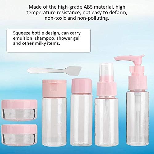 Yosoo Makeup Spray Garmand, portátil, reutilizável e recarregável, garrafas de viagem, garrafas de viagem Recipiente com 7pcs de perfume