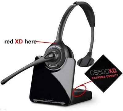 PLANTRONICS CS520-XD Sistema de fone de ouvido sem fio de alto-falante duplo compatível com telefones com cordões com fio