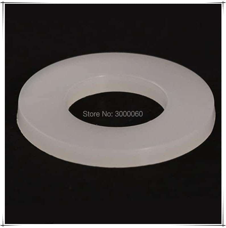 Arruela plana de isolamento de nylon de plástico branco 500pcs/lote