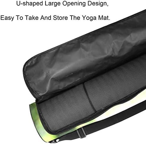 Bolsa de transportadora de tapete de ioga verde spa com alça de ombro de ioga bolsa de ginástica bolsa de praia
