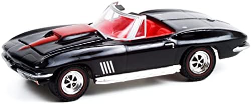 1967 Chevy Corvette conversível Black Barrett Jackson Scottsdale Edition Series 8 1/64 Modelo Diecast Model By Greenlight