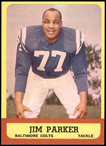 1963 Topps 5 Jim Parker Baltimore Colts Ex/Mt Colts Ohio St St.
