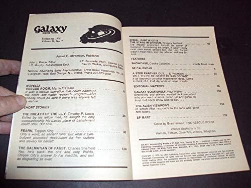 Galaxy setembro de 1978 Fabian, Pournelle, Benford