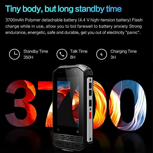 Conquest F2 2022 Mini smartphone acidentado, Android 12 Desbloquear o telefone celular, 4G global, 6 + 128 GB, bateria