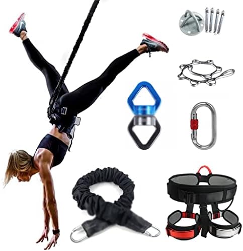 Sawqf Bungee Dance Suspensão Flying Suspensão corda aérea Anti-Yoga Banda de resistência ao treino Fitness Home Gym Equipment