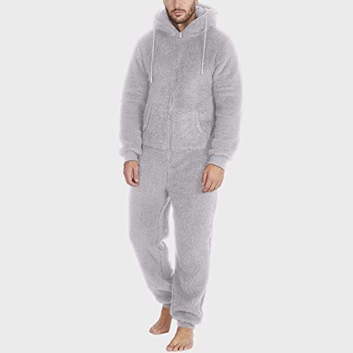 XXBR 2022 Homens de inverno masculino Homens de lã artificial Pijamas de pijamas casuais com zíper macho massacho massaceiro