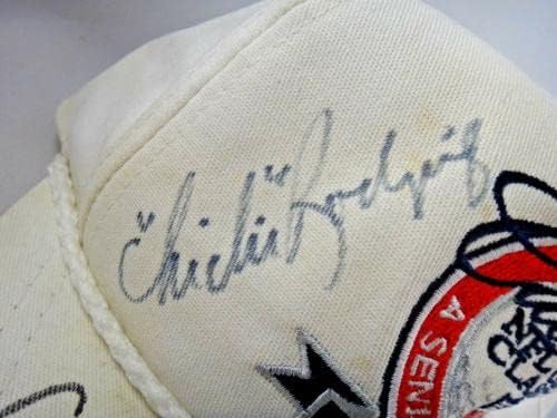 Chapéu de golfe assinado por Arnold Palmer Ray Floyd Chichi Rodriguez - Equipamento de golfe autografado