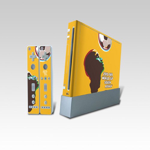 Word Cup África do Sul Wii adesivo de pele de cor dupla, 0620-32