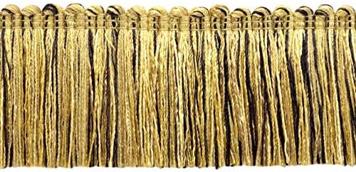 Coleção de varanda 2 polegadas Bringe Trim / Black, Gold Antique, Champaigne, Camel Gold / Style: 0200VB / cor: Onyx