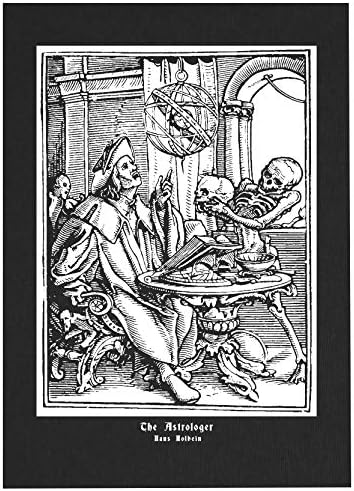 Memento Mori Canvas Print ou Back Patch - Hans Holbein Dance of Death Lemey Lemey Skull Skull Ocults Gothic Skeleton Medieval