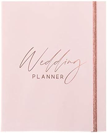 Livro e organizador do planejador de casamento para noivas com caixa de presente | Presente de noivado para casais | Caderno