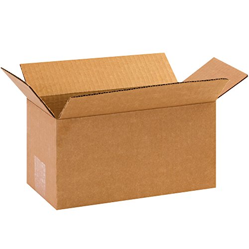 Parceiros Marca 10 x 5 x 5 caixas de papelão corrugadas, 10 L x 5 W x 5 H, pacote de 25 | Envio, embalagem, movimentação,
