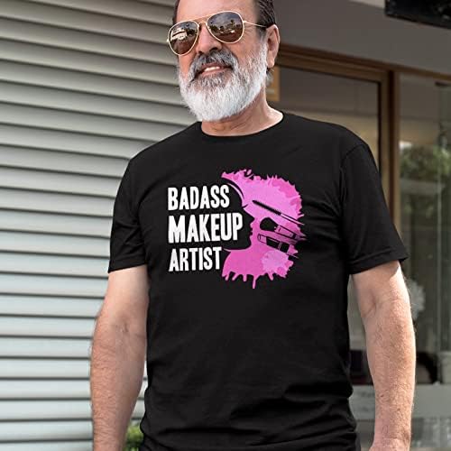 T-shirt de maquiagem para maquiador camisa de maquiador engraçado artista gráfico