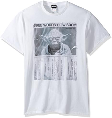 T-shirt das palavras de sabedoria de Star Wars Wars Men