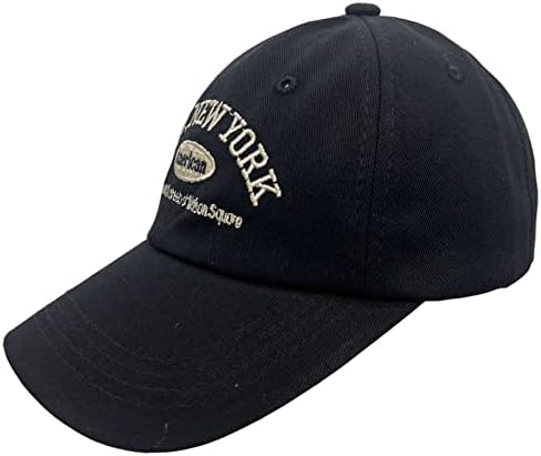 1989 New York Borderyer Cotton Baseball Cap para homens Mulheres crianças Snapback ajustável vintage Lavado Hat de Papai Estomulado