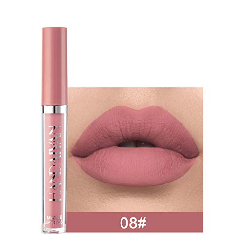 Color belas amostras de líquido feminino à prova d'água lábio durar 2,5 ml de batom longo brilho de beleza lipstick