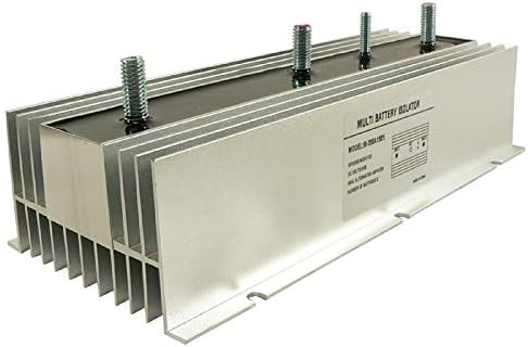 DB Electrical 626-01007 Isolador de bateria Multi 2 de 200 amp com excitador compatível com/substituição para EMS,