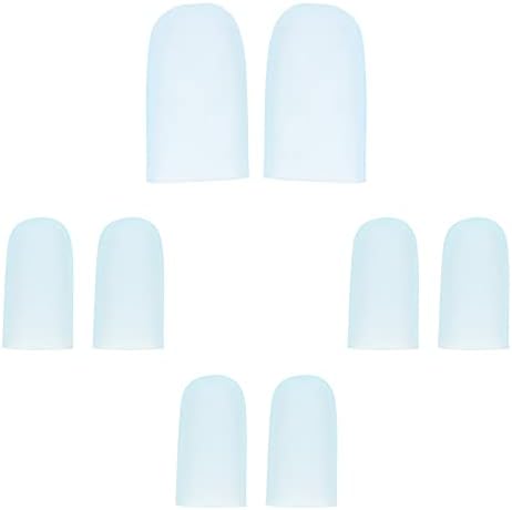 24Pairs Blister para reduzir os espalhadores protetores elásticos de tampa de manga encravada Mulheres da unha do protector Gel elástico