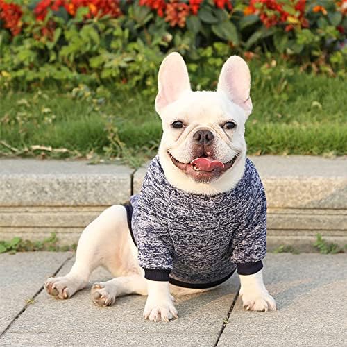 Suéter de cachorro suéteres clássicos para cães para cães médios pequenos quentes e macios camisolas de cachorro para cachorros